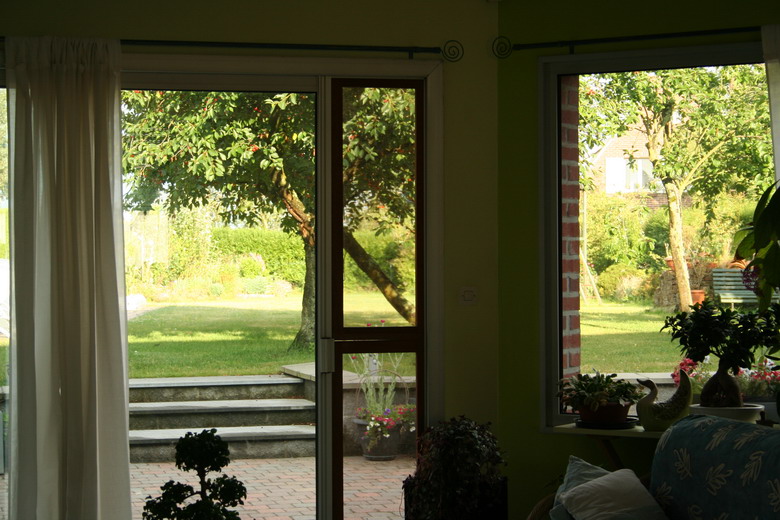 vue sur le jardin