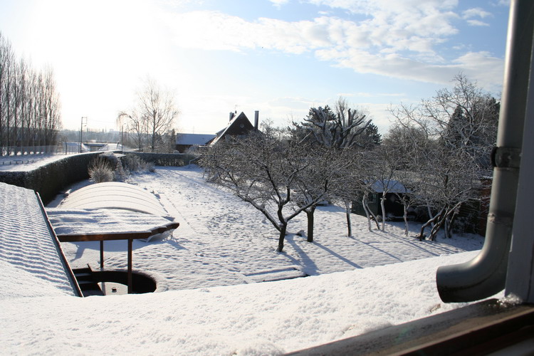 sous la neige