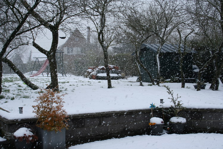 sous la neige
